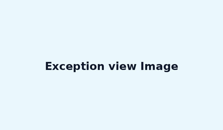 Exception view Image