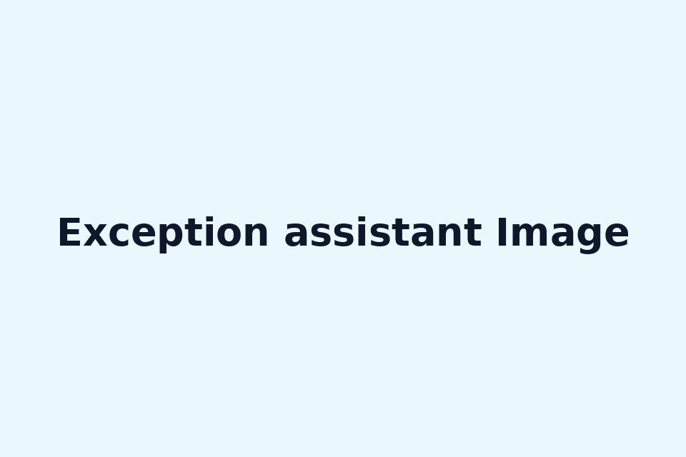 Exception assistant Image