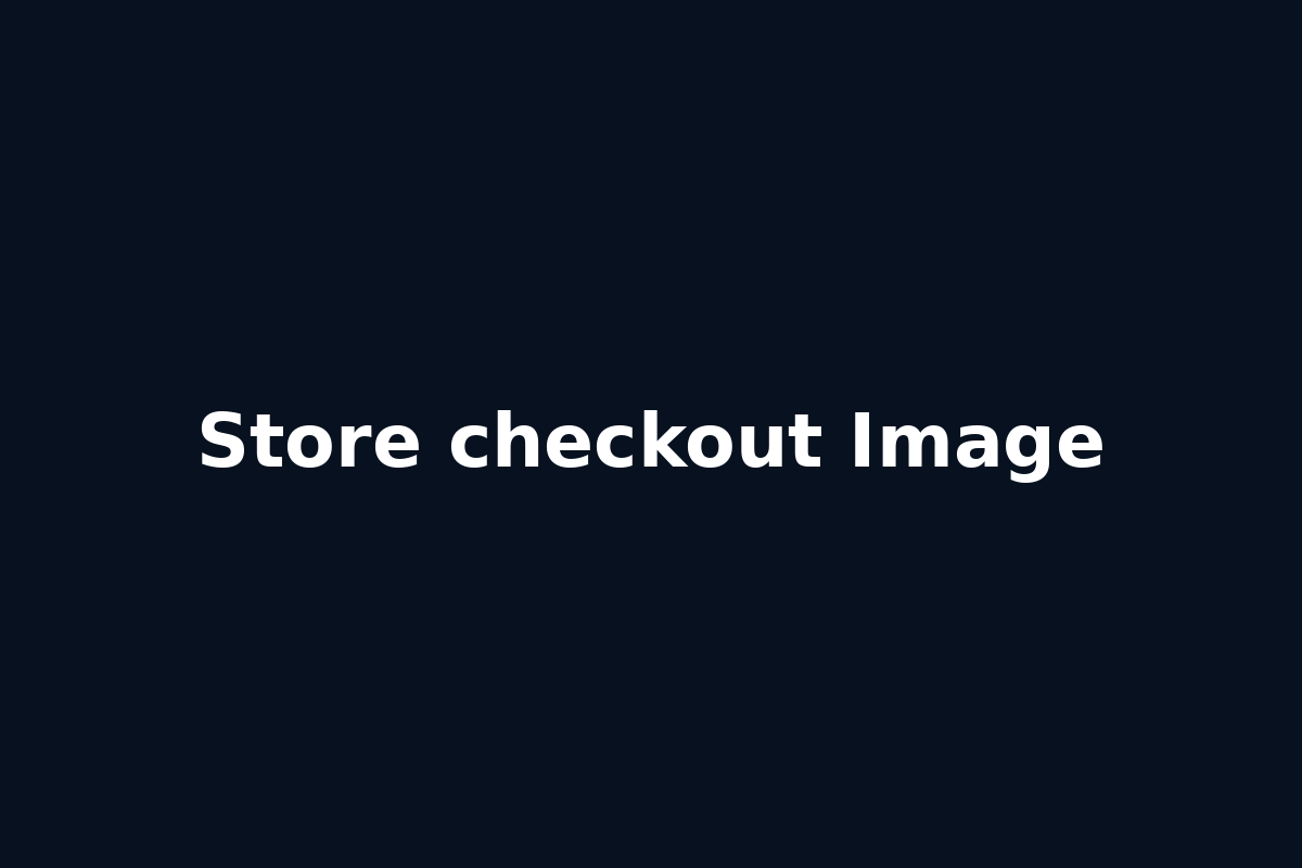 Store checkout Image