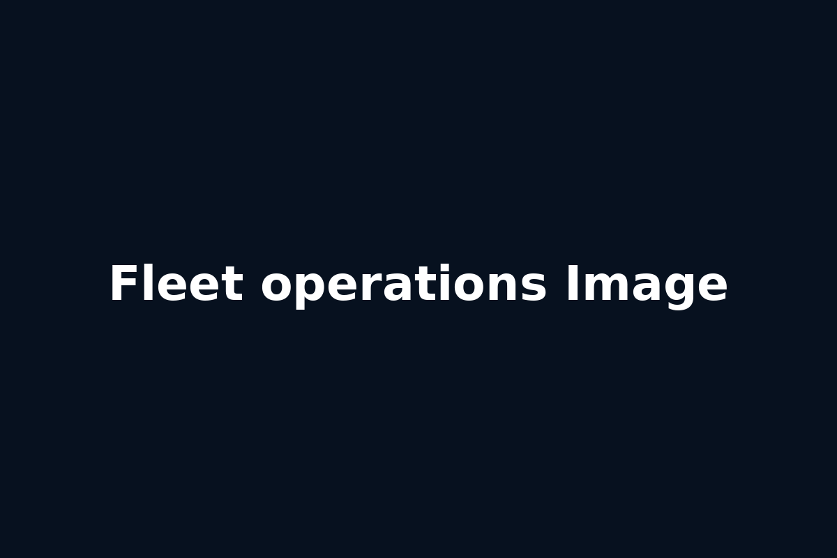 Fleet operations Image