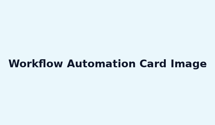 Workflow Automation Card Image