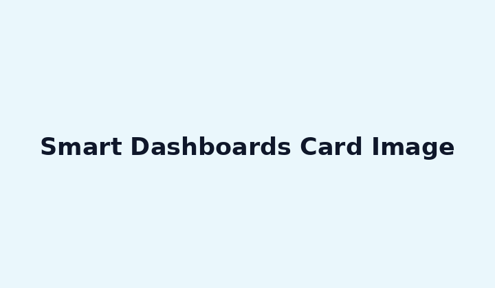 Smart Dashboards Card Image