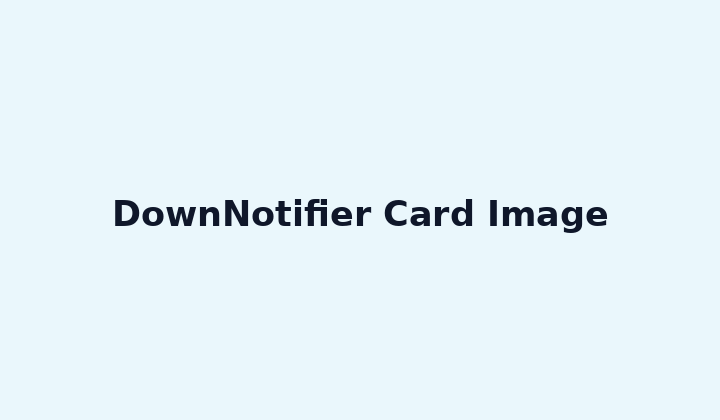 DownNotifier Card Image