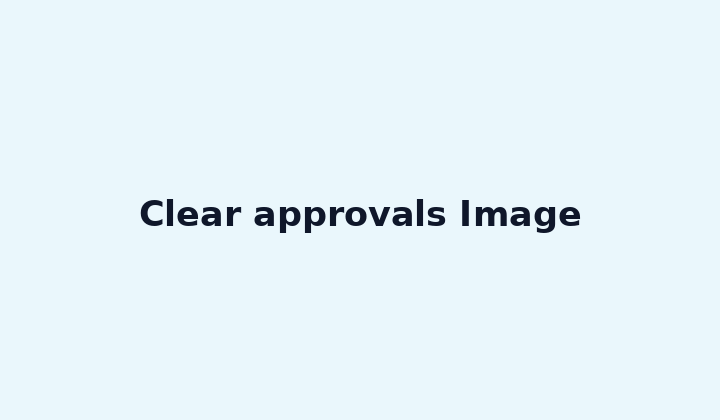 Clear approvals Image
