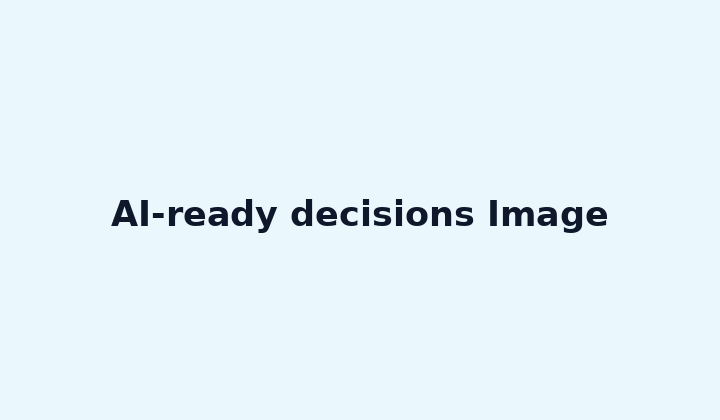 AI-ready decisions Image