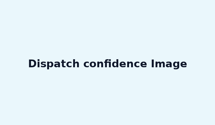 Dispatch confidence Image