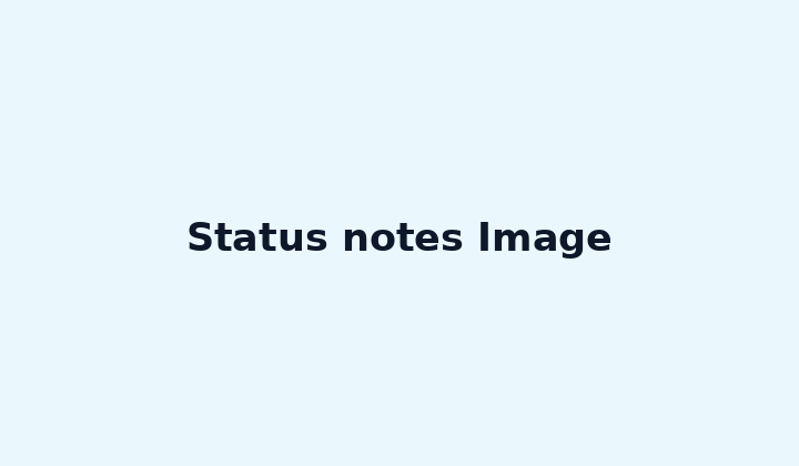 Status notes Image