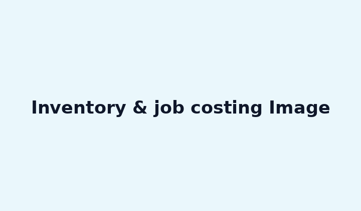 Inventory & job costing Image