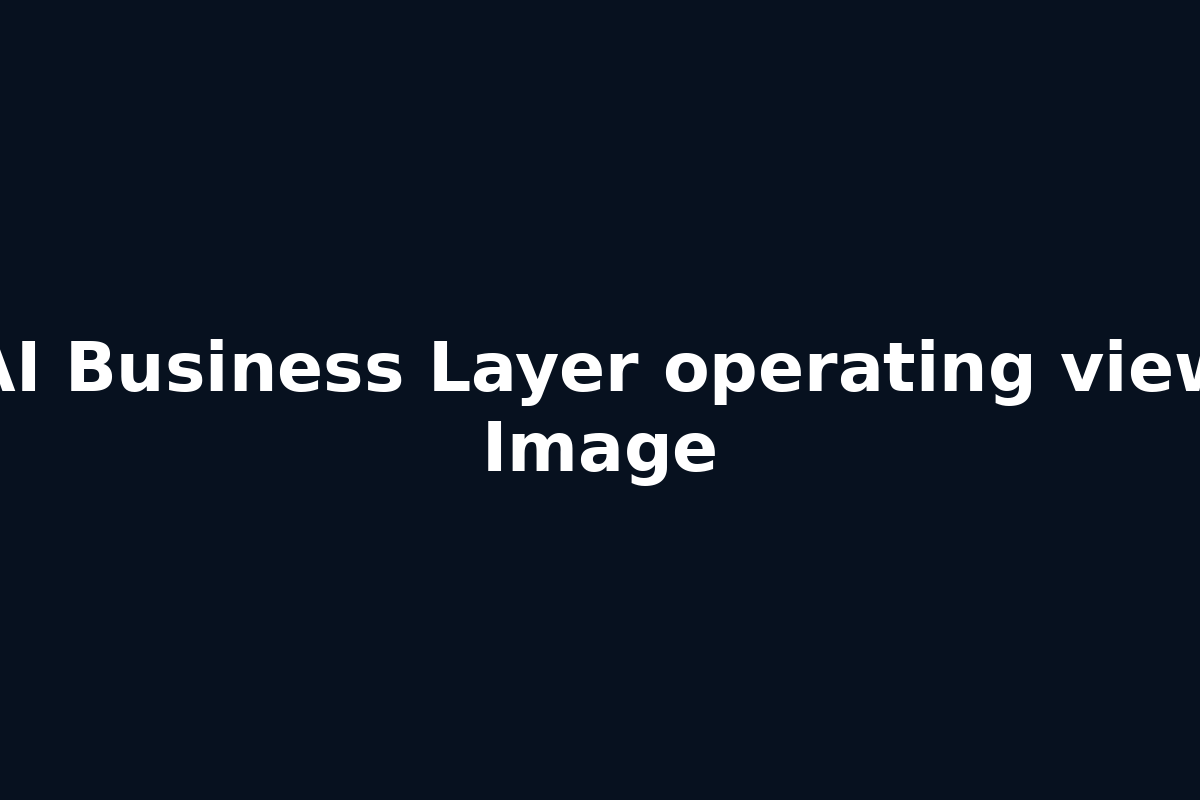 AI Business Layer operating view Image