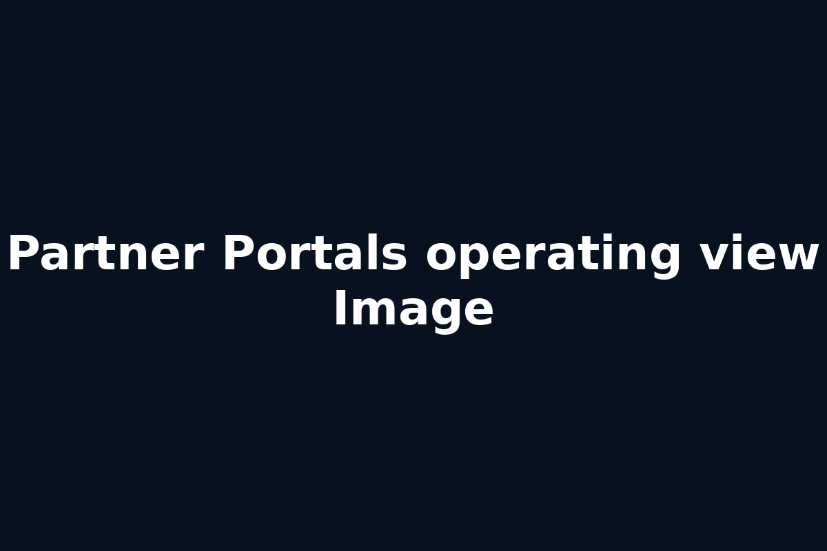 Partner Portals operating view Image