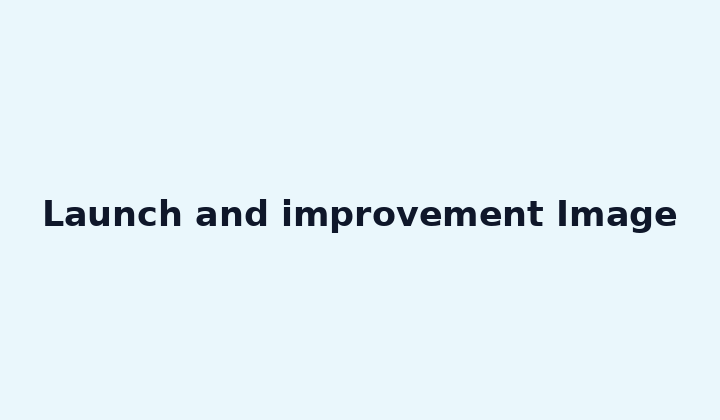 Launch and improvement Image